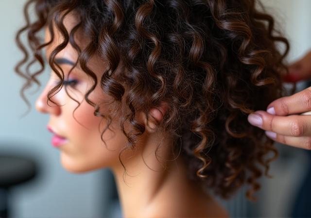Specialist styling textured hair types